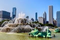 Buckingham Fountain in Chicago Royalty Free Stock Photo