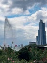 Buckingham Fountain in Grant Park in Chicago, Illinois Royalty Free Stock Photo