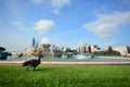 Buckingham Fountain Grant Park Chicago, United states of America Royalty Free Stock Photo