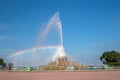 Buckingham fountain in Grant Park, Chicago, USA Royalty Free Stock Photo