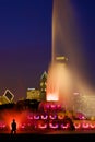 Buckingham Fountain at Night  707773 Royalty Free Stock Photo