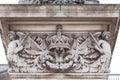 Buckingham Palace, details of decorative fence, London, United Kingdom Royalty Free Stock Photo