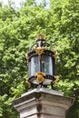 Buckingham Palace, details of decorative fence, London, United Kingdom Royalty Free Stock Photo