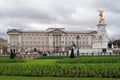 Buckingham palace and gardens Royalty Free Stock Photo