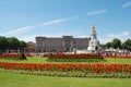 Buckingham Palace and gardens Royalty Free Stock Photo