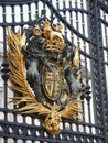 Buckingham Palace gates. Royalty Free Stock Photo