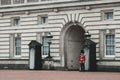 Buckingham Palace Queens guards standing strong