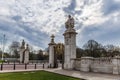 Buckingham palace in spring, Westminster Royalty Free Stock Photo