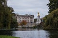 Buckingham Palace from St. James Park Royalty Free Stock Photo