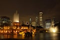 Buckinham Fountain in Chicago Royalty Free Stock Photo