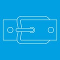 Buckle belt icon, outline style Royalty Free Stock Photo