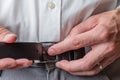 Buckling Belt Royalty Free Stock Photo