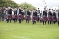 Bucksburn & District Pipe Band, Aberdeen Est. 1947 during the 2016 World Pipe Band Championships.