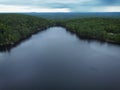 Buckskin Lake Aerial Crown Land Ontario Canada Tory Hill