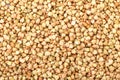 Buckwheat texture and background, closeup Royalty Free Stock Photo