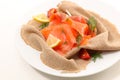 Buckwheat crepe Royalty Free Stock Photo