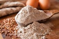 Buckwheat flour Royalty Free Stock Photo