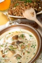 Buckwheat groats and cream soup