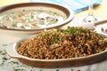 Buckwheat groats with mushrooms