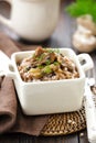 Buckwheat porridge with mushrooms