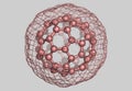 Bucky Ball molecular model Royalty Free Stock Photo