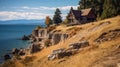 Bucolic Cottage On Rocky Cliff In Lake Tahoe