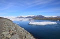 Bucolic View of Ice Melt in Iceland