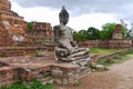 Buda in Ayutthaya. THAILAND