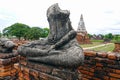 Buda in Ayutthaya. THAILAND Royalty Free Stock Photo