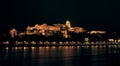 Buda Castle by night Royalty Free Stock Photo