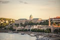 Buda Castle Royal Palace on Hill Hungary Budapest Europe panorama architecture famous landmark historical part city Royalty Free Stock Photo