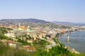 Buda Castle - view from thecitadella Bastion in Budapest Royalty Free Stock Photo