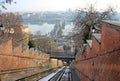 Buda funicular, Budapest, Hungary Royalty Free Stock Photo