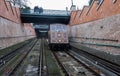 Buda Hill Funicular or Cable Car. Budapest, Hungary Royalty Free Stock Photo