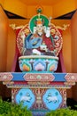 Buda in Khadro Ling Temple Royalty Free Stock Photo