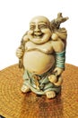 Budai Hotei netsuke Royalty Free Stock Photo