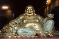 Budai / Hotei, smiling fat and obese buddhist monk Royalty Free Stock Photo