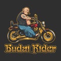 Budai rider Vector illustrations designs