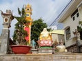 Budail sculpture in pagoda Royalty Free Stock Photo