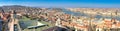 Budapest aerial view from Castle Hill, Buda