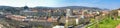 BUDAPEST - APRIL 1, 2019: Aerial view of Budapest from the city hill