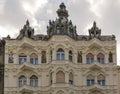 Budapest architecture with beautiful mosaic, Hungary Royalty Free Stock Photo