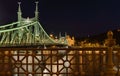 Budapest bridge Royalty Free Stock Photo