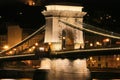 Budapest Bridge By Night