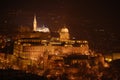 Budapest, Buda Castle - Night Royalty Free Stock Photo