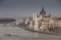 Budapest the capital of Hungary crossed by the Danube River Royalty Free Stock Photo