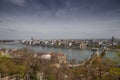 Budapest the capital of Hungary crossed by the Danube River Royalty Free Stock Photo