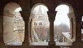 Budapest castle fishermans bastion and square architect Frigyes Schulek Royalty Free Stock Photo