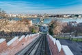 Budapest Castle Hill Funicular, Hungary. Royalty Free Stock Photo