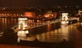 Budapest, chain bridge Royalty Free Stock Photo